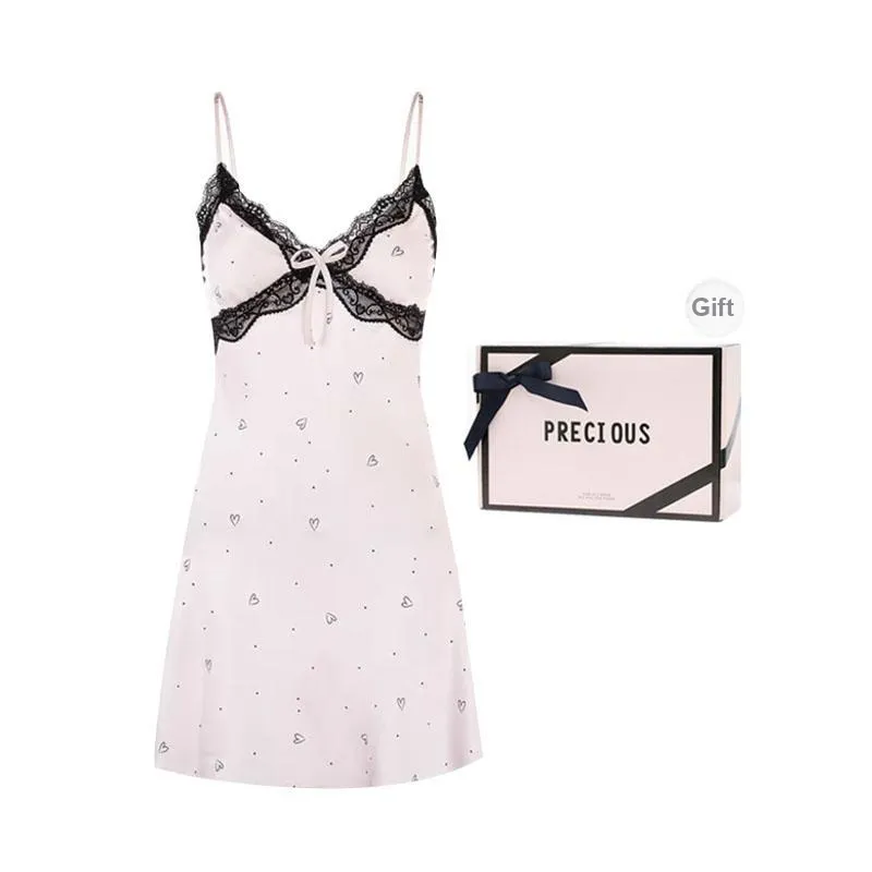 OEING Nightgown Women's Gift Box Set Pink-0