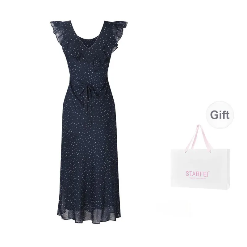 Vine Color Sleeveless Dress Women's-13