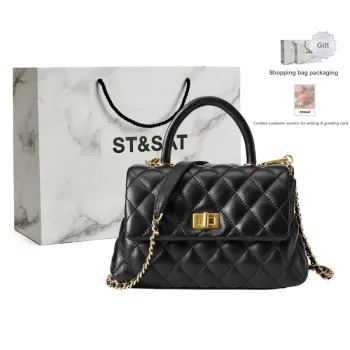 ST&SAT Cow Leather Handbags Shoulder Bag Crossbody Bag Regular Women's Black/Blue/Ecru