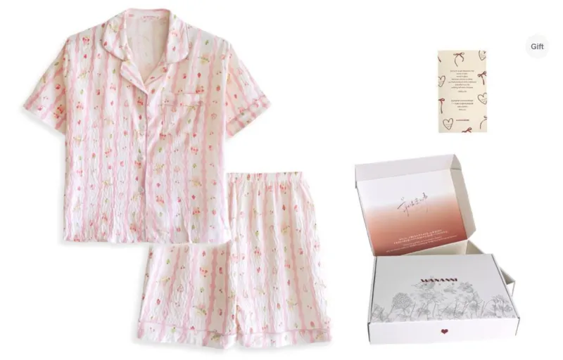 WANANNI Pajama Gift Box Women's Pink-0