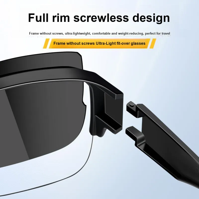 VEGOOS TR/Memory Plastic Rectangular Sunglasses Unisex-2