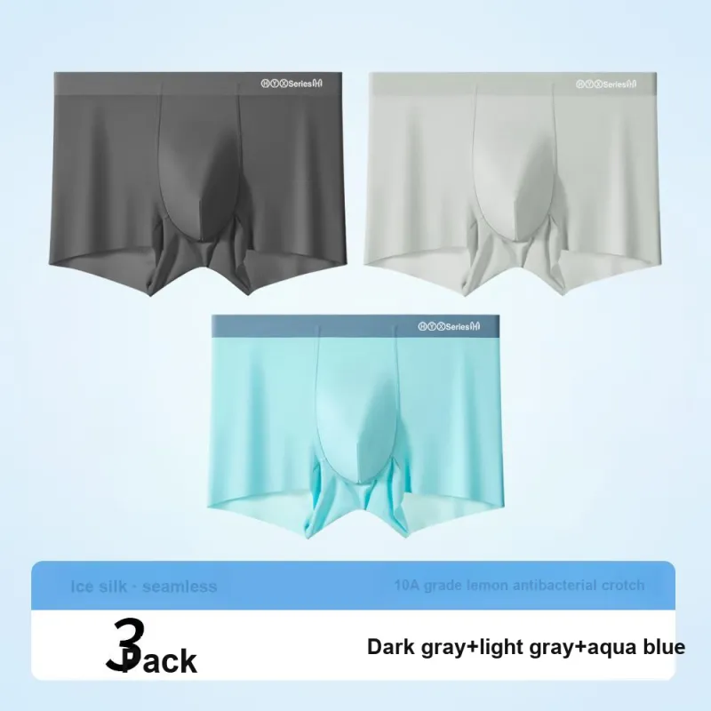 H YXIANG Underpants Men's 3 Pack-5