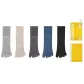 [5 Pack]Light Gray+Apricot+Dark Gray+Gray Blue+Black