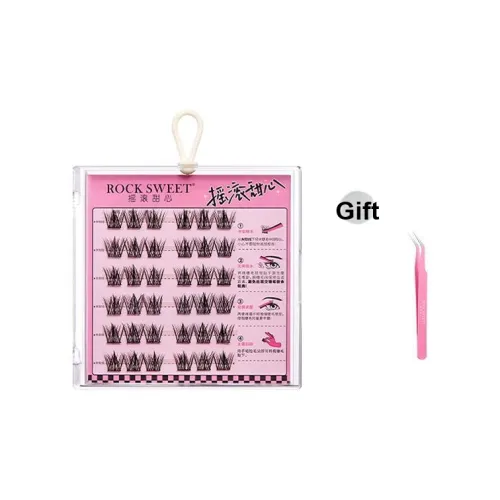 ROCK SWEET Slip On Trilogy Клей Бесплатно Клещи для ресниц Thickening Стиль