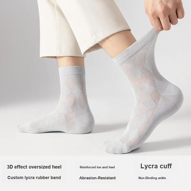 MIIOW Mid Calf Socks Men's Combo Set-6
