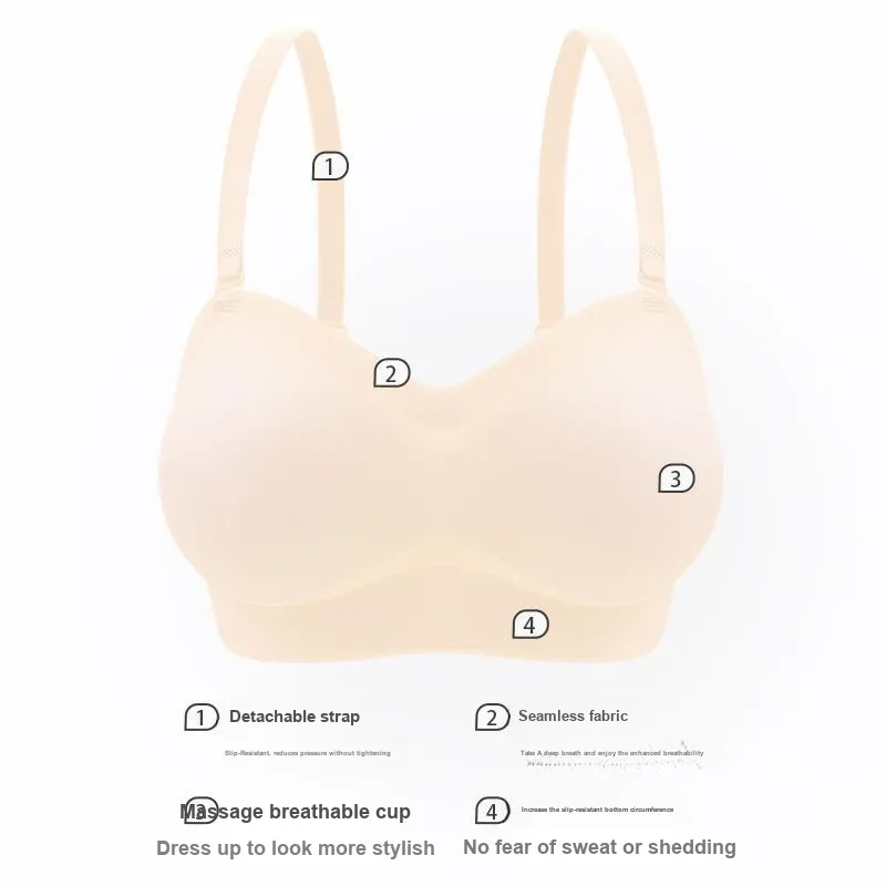 Lan Miao Women's Strapless Bras-1