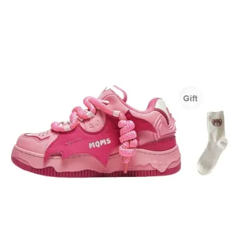 BINGO DUCK Skateboard Shoes Women's Pink