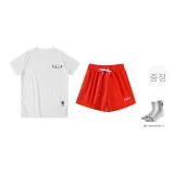 레드+화이트 시그니처 반팔 (양말 증정)