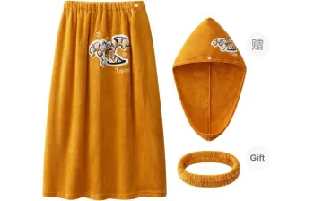Gongdie x Disney Bathrobes Women's Orange