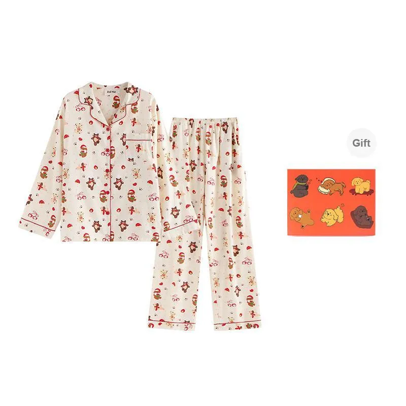 Wabi Town Pajama Gift Box Women's Image Color-0