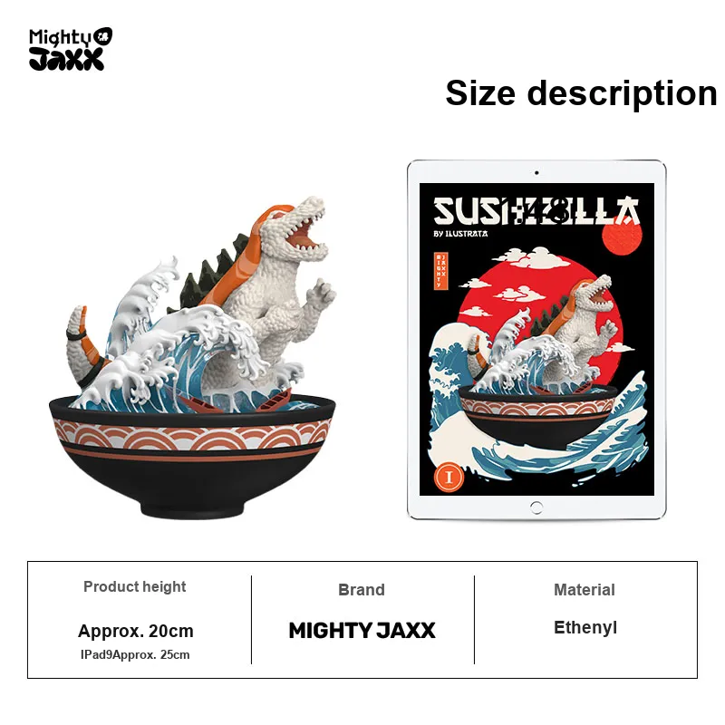 Mighty Jax Food Monster Collection Sushi Monster Bonus Gifts 20cm-1