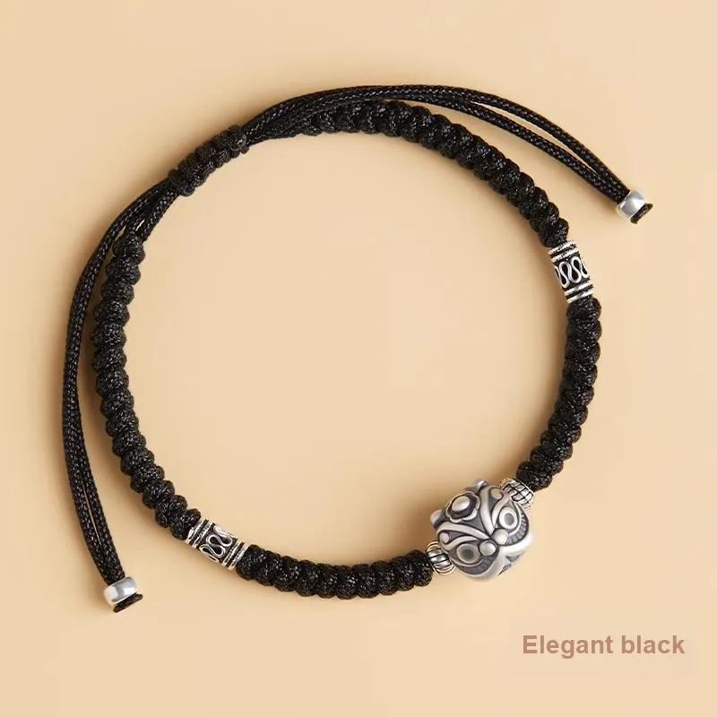 DONGFANGJIE 999 Fine Silver Hand Lanyards Unisex-3
