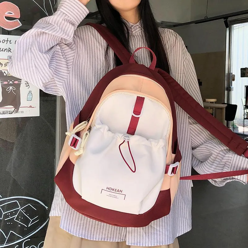 GEERDUN Nylon Backpack Unisex Multicolor-1