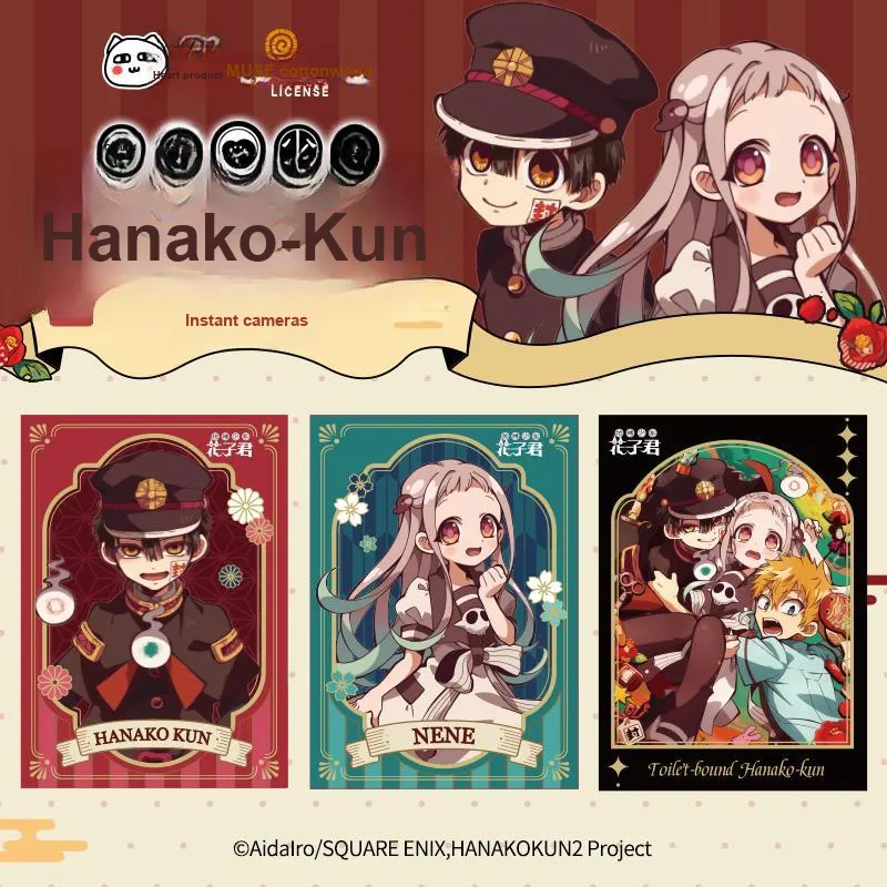 Crooked Melon Production Toilet Bound Hanako Kun Character Instant Cameras Photo Cards-2