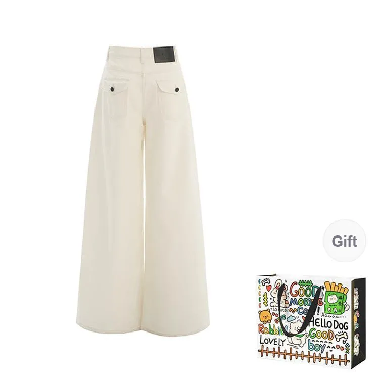 PZHK Jeans Women's Apricot-1
