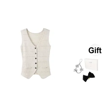 Fstudio Korean Style Petite Fashion V Neck Sleeveless Vest Tank Top Women's