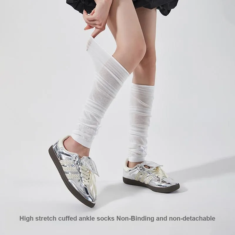 JIAZINI Knee-High Socks Women's Combo Set-4