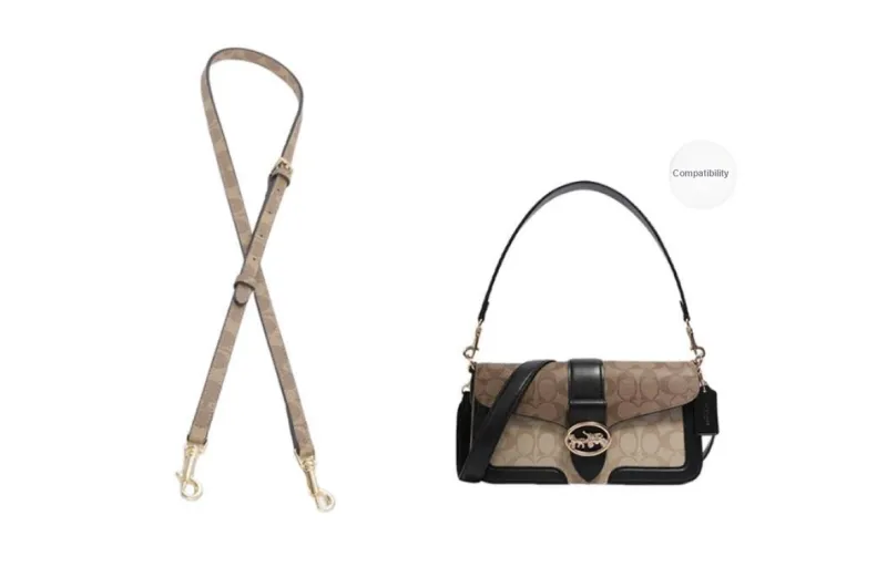 Lan Bao Fan Cow Leather Bag Strap Unisex Multicolor-18