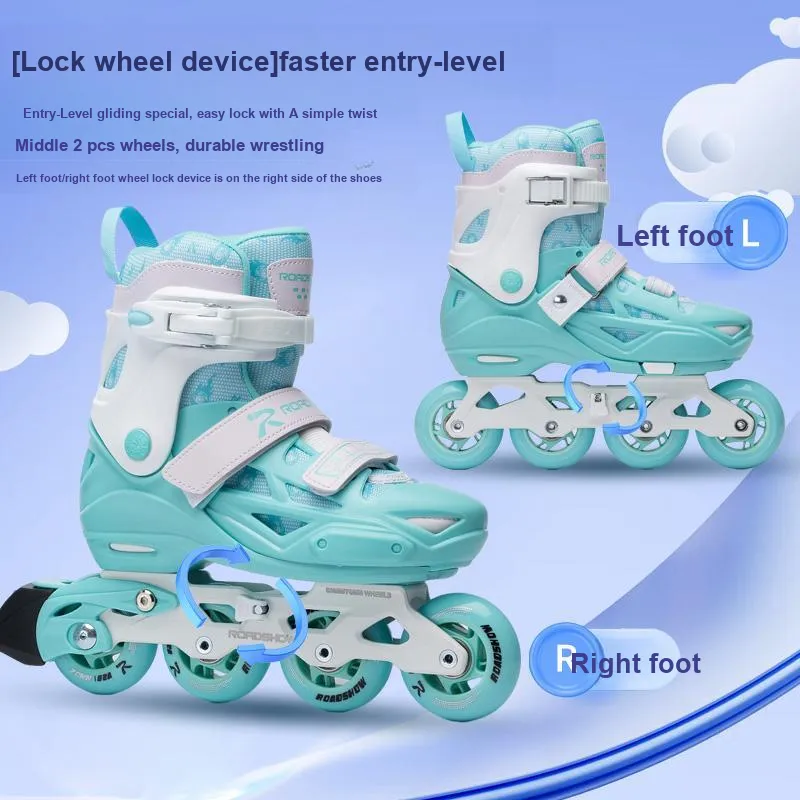 ROADSHOW Inline Skates Hard Shell Casual Freestyle Kids'-5