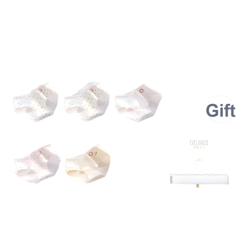 XIA.WA.ZHI.XIU Underpants Women's Shopping Bag 5 Pack-10