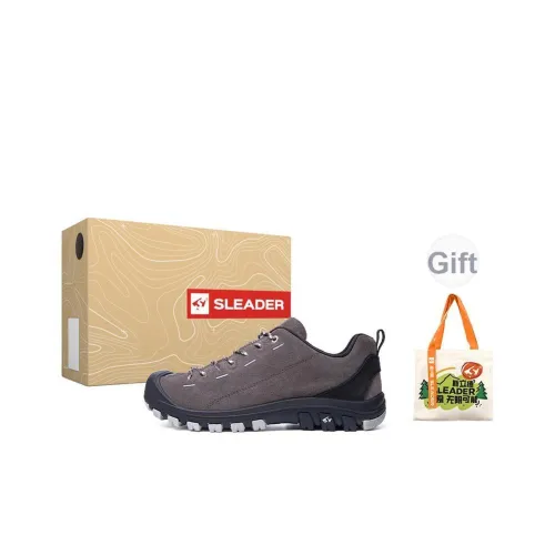 SLEADER Earth Series Устойчивый к истиранию Противоскользящий Низкий Топ Альпинистские и туристические ботинки Мужской Oak Дерево Коричневый