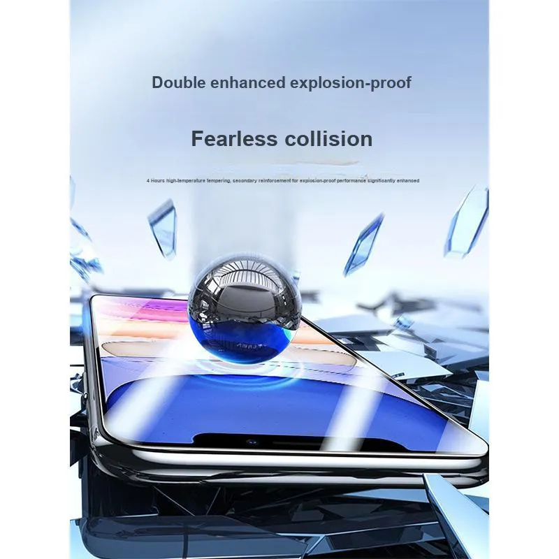 QIZHENG Compatible With Apple 11/12/12 Pro Max/13/13 Pro/14/15 Pro Max/16/16 Pro/16 Pro Max Anti Spy Cell Phone Film-5