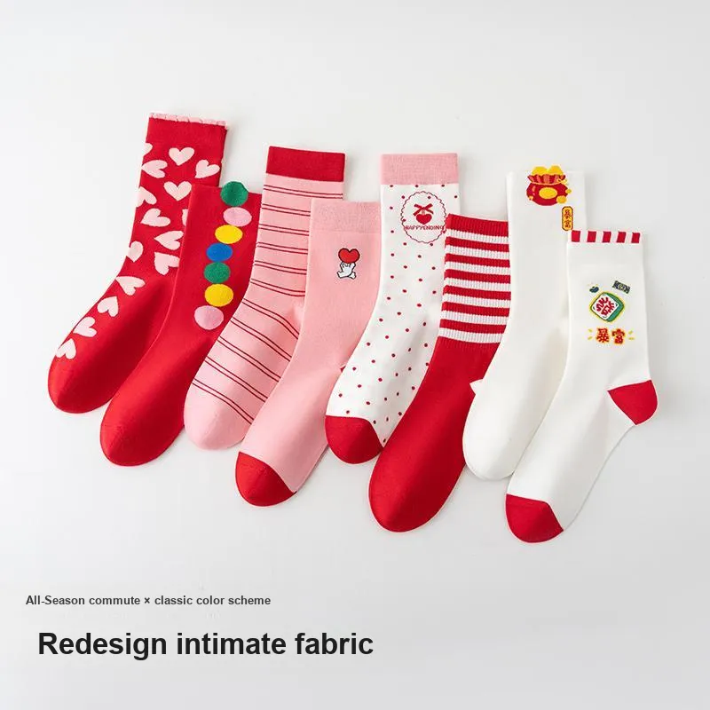 MIIOW Honmei Honmei Series Mid Calf Socks Unisex 2 Pack-2