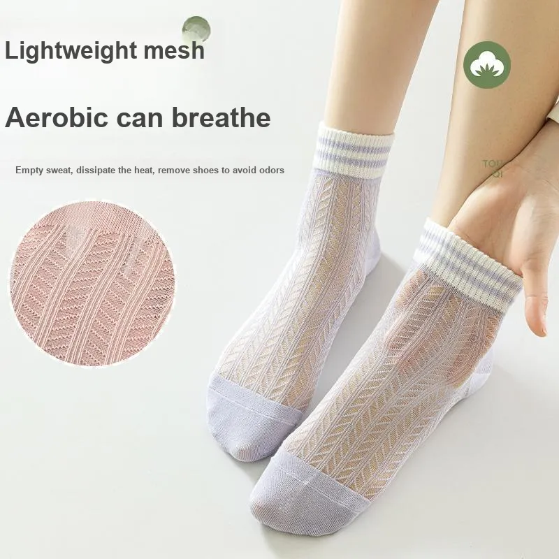 Montagut Mid Calf Socks Women's Shopping Bag 5 Pack-9