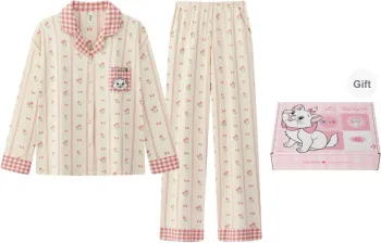 Gongdie x Disney Pajama Set Women's Apricot Gift Box Set