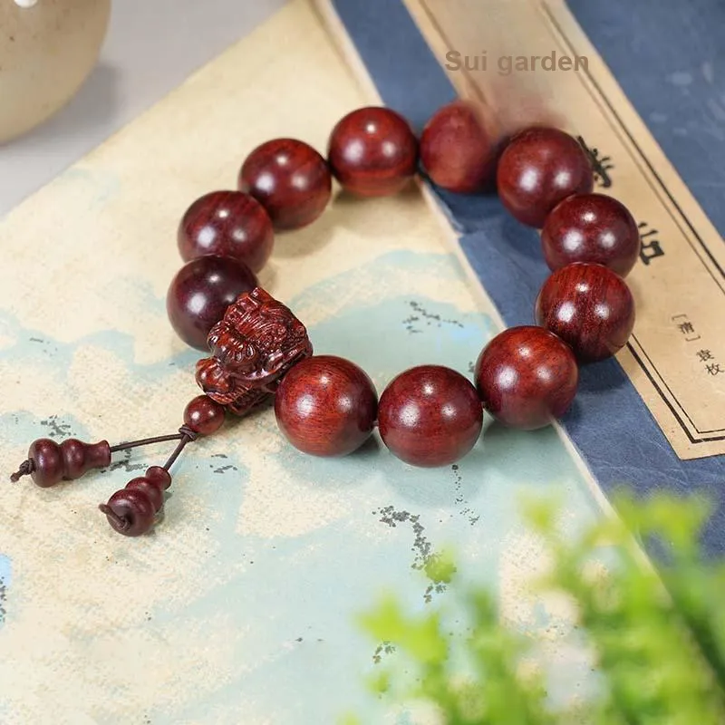 Crabs Bloodwood Wooden Bracelets Unisex-2