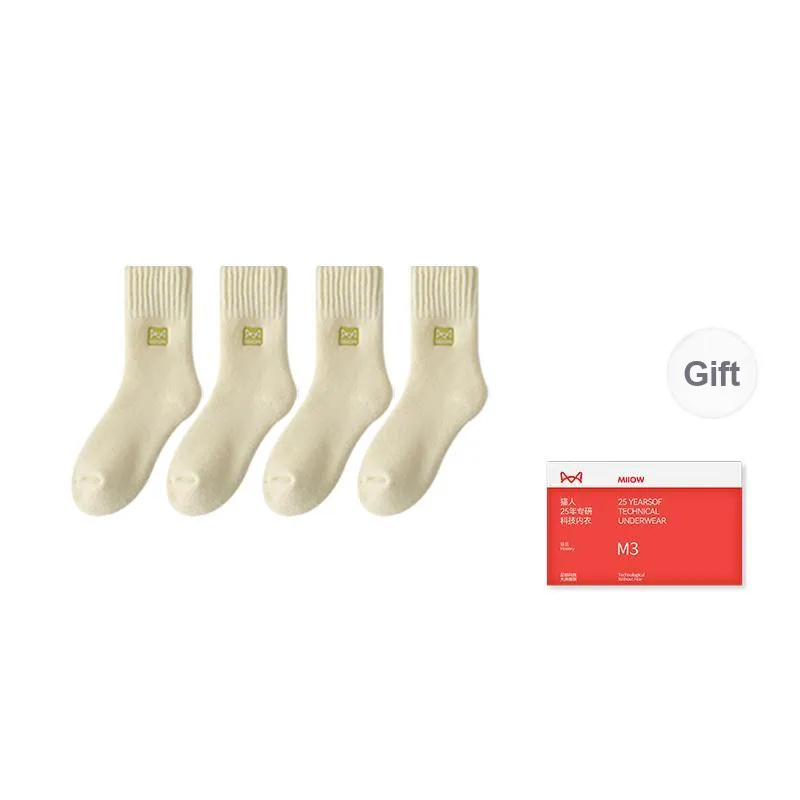 MIIOW Trend Party Series Mid Calf Socks Women's Shopping Bag Combo Set-11