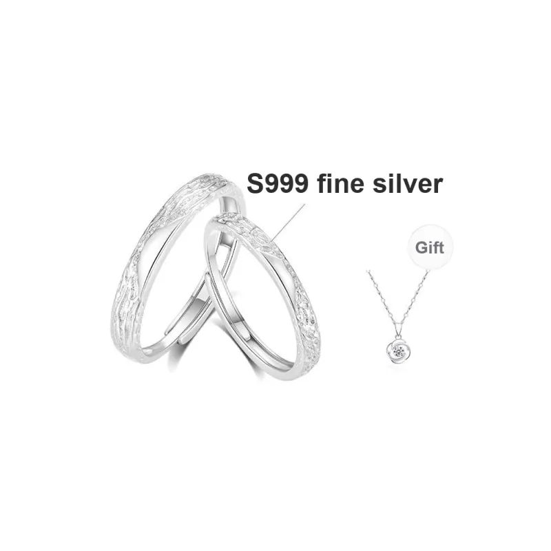LUCA Sterling Silver Rings Unisex Anniversary Box Anniversary Year-8