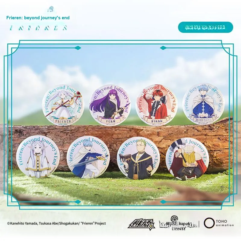 Wakame Fern, Azza, Huitarke, Zain, Hita, Frieren, Himmel Task Badge Double Flash Badges-8