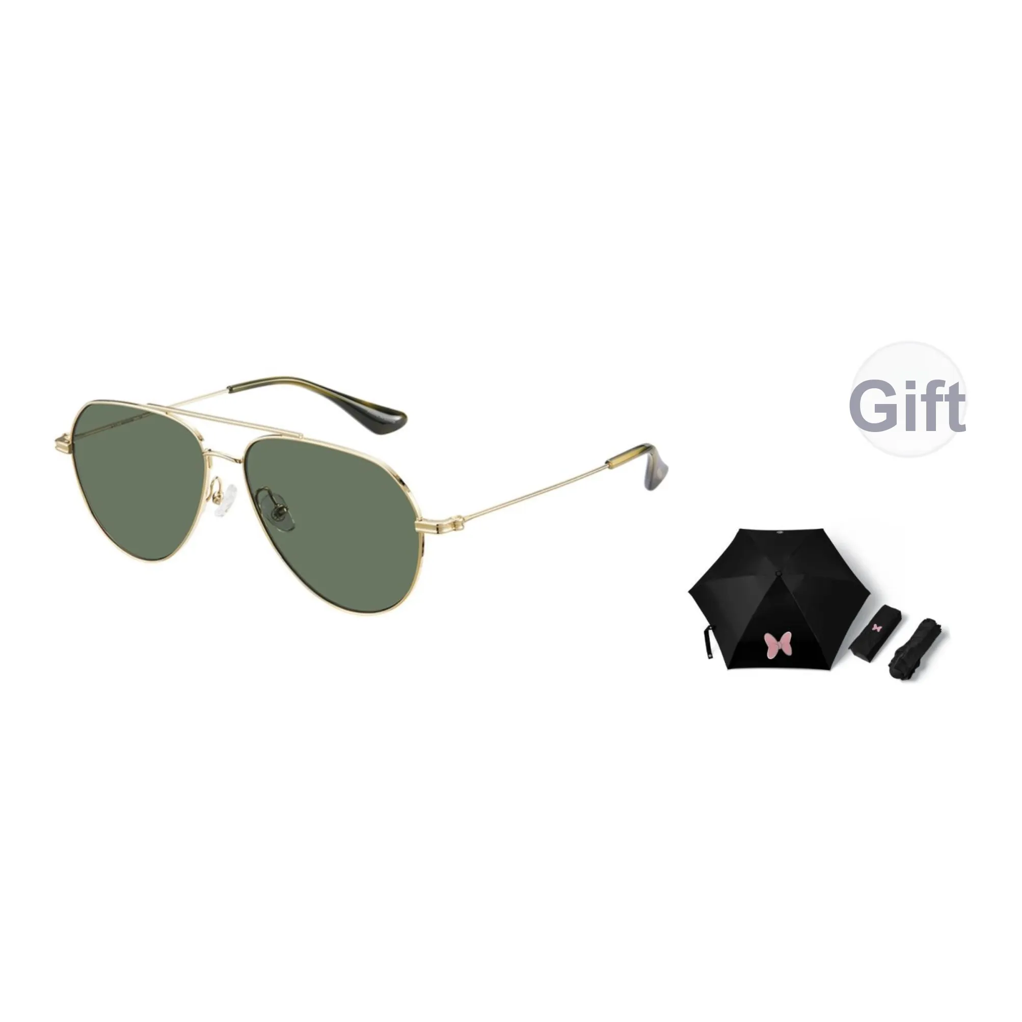 MUJOSH Пластина And Металл Авиатор Солнцезащитный На открытом воздухе Рыбалка Driving Защита глаз Солнцезащитные очки Унисекс Металл Серебряный