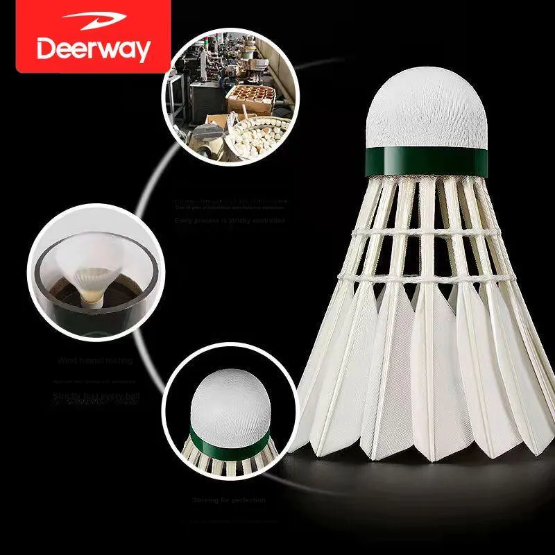 DEERWAY 602 1 Pack Duck Feather Big Board Duck Feather Shuttlecocks-2