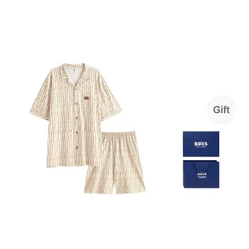 Peninsula City Pajama Set Men's Gift Box Set Apricot