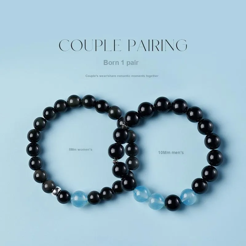 Topgirl Obsidian Bracelets Women's-5