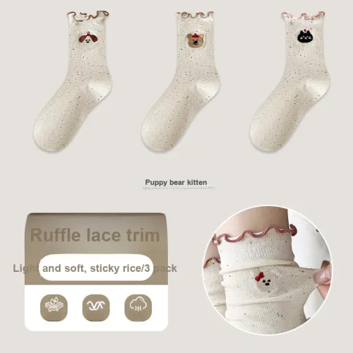 KJ Mid Calf Socks Women's 3/5 Pack