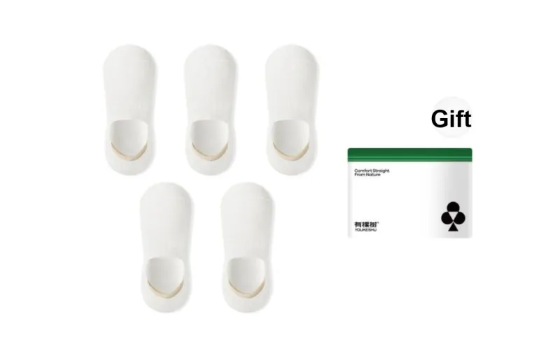 YOUKESHU Women's No Show Socks-16