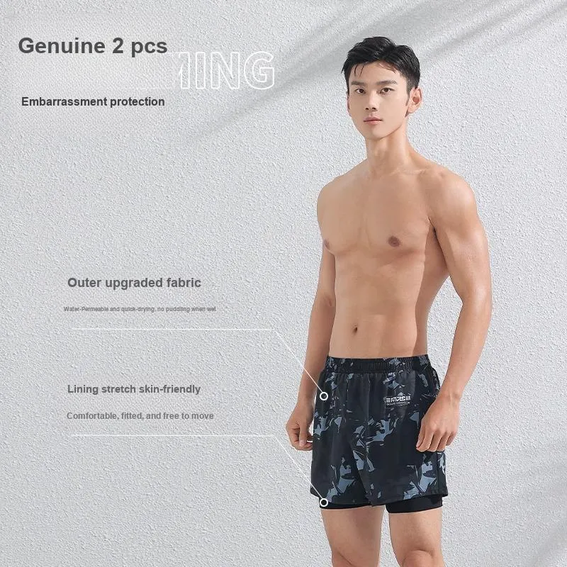 Youyou Swimming Sets Polyester, Elastane Summer Seaside Men's-4