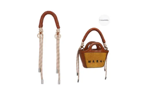 GUYI Mixed Bag Strap Women's Brown