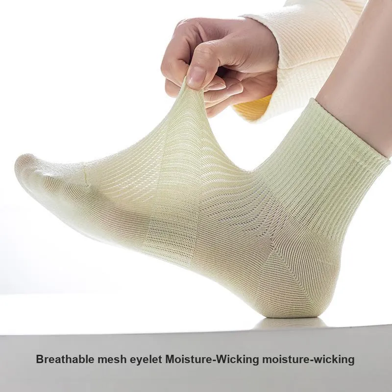 XIA.WA.ZHI.XIU Ankle Socks Women's Box 5 Pack-8