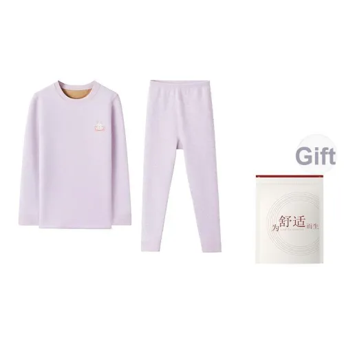 Red Bean Девушка Розово-фиолетовый Женские Термокомплекты