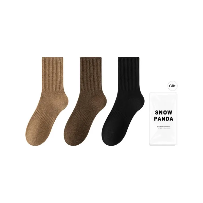 XXLLG Mid Calf Socks Men's Shopping Bag 3 Pack-7