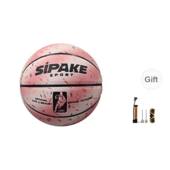 SIPAKESPORT PU Basketball Starry Sky Ocean Pink Size 6 Size 7 Street Unisex