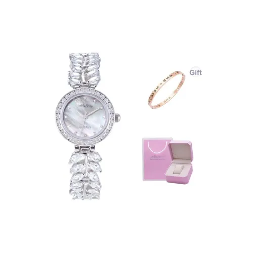 Melissa Кварцевый механизм Часы Женские Жемчужная раковина Циферблат