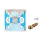 Blue Silk Scarf with Box (Random 1 Pc)