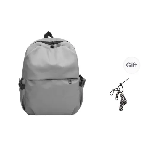 PULEWEI Composite Cloth Backpack Regular Unisex Black/Gray