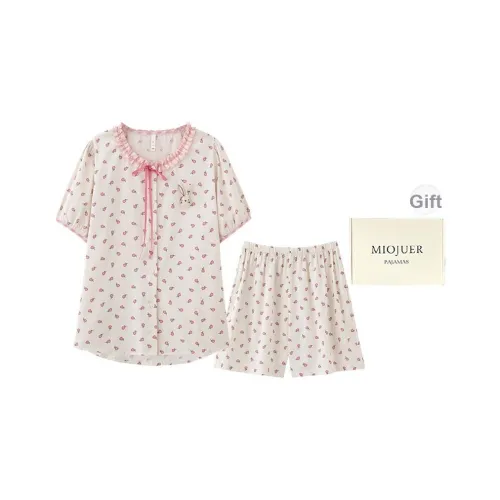 MIOJUER Пижамный комплект женский Gift Box Set розовый