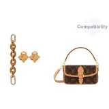 [Acrylic Two-Piece Set]Brown Acrylic Extender Chain 15cm+Abrasion-Resistant Buckle